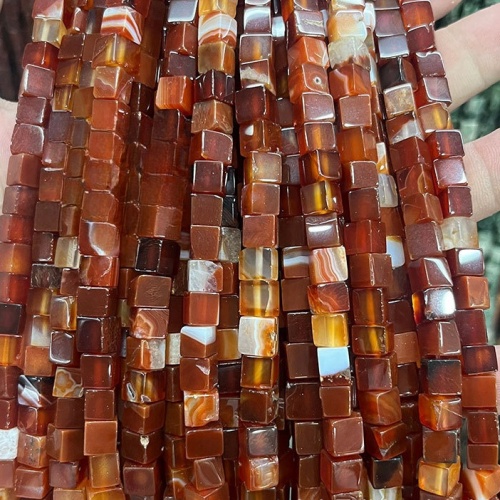 Gemstone square shape lava stone beads natural stone loose beads for jewelry making beads strand 15 inches ( 38 cm ) wholesale