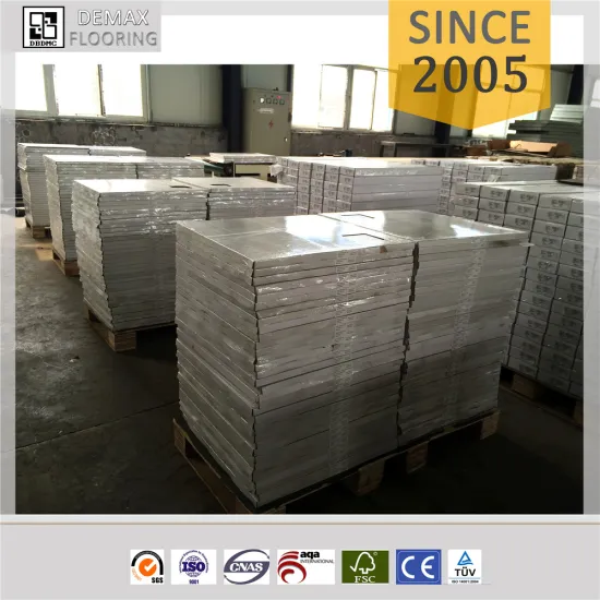 Plastic Flooring Type interlocking plastic floor tiles LVT luxury vinyl floor tile