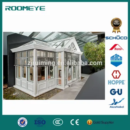 ROOMEYE Aluminium Clad Wood Glass House