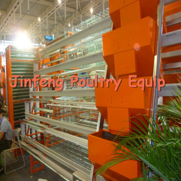 High Quality Chicken Cage Used Poultry Farm for Nigeria (JF-K-A009)