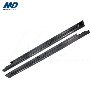 HM Style Carbon Fiber Side Skirts Compatible with 2009-2015 BMW 7 Series F01 F02