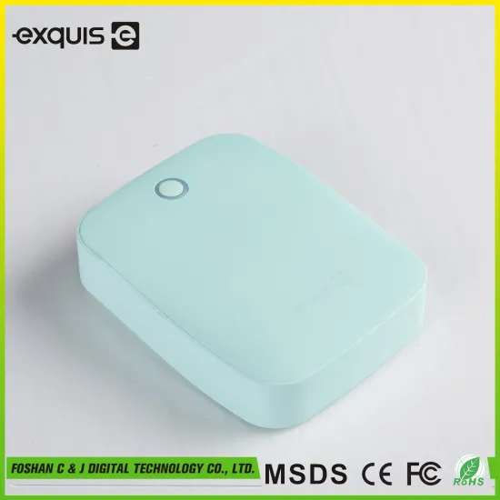 New Breathing LED Light 7800mAh Portable Mobile Power Bank