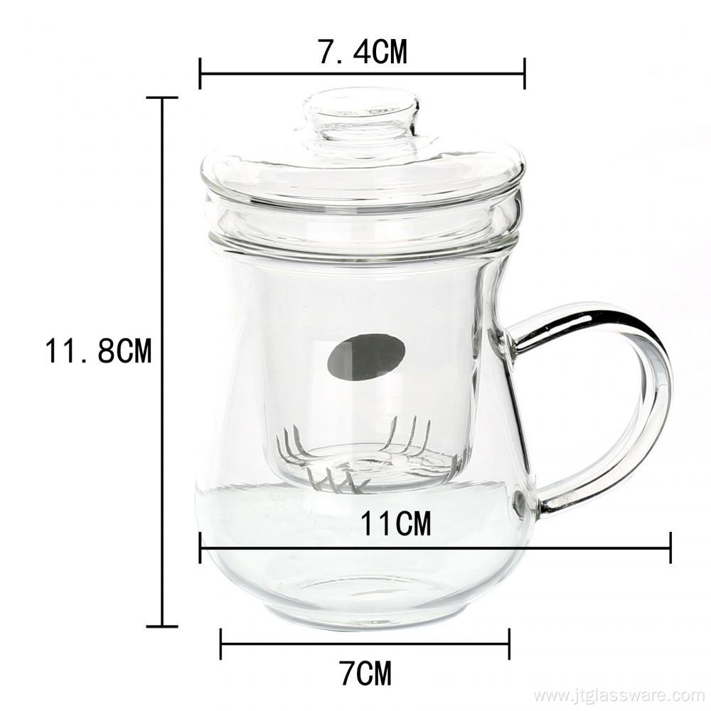 Glass Tea Infuser Loose Leaf Tea Glass Strainer Mug