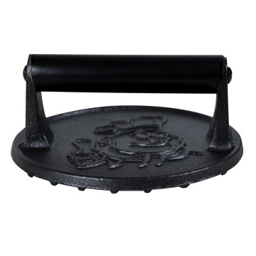 Hot Sale BBQ: Custom Cast Iron Grill Press for Steaks, Burgers, and Bacon