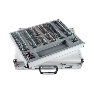 Top Quality 158 PCS Trial Lens Set with Metal Rings and Aluminium Case JSQ-158B