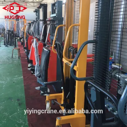 hyundai forklift price hydraulic stacker trolley