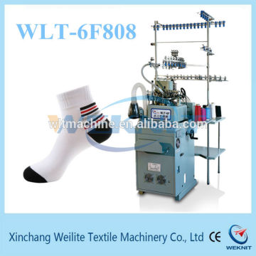 WLT-6F Single Cylinder 168 needles men socks computerized machine price