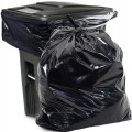 Garden Kitchen Yard Garbage Waste Frosted Bags with Handles