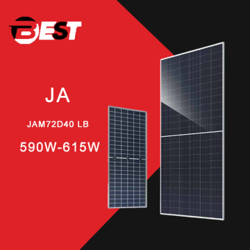 590W-615W JAM72D40 LB n-type Double Glass Bifacial Modules