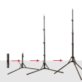 Protable1.6M折りたたみ式逆リングライトスタンド