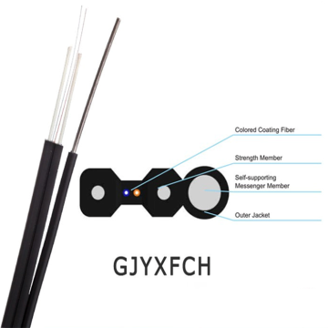4core ftth fiber optic for home drop cables