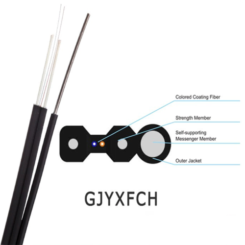 4core ftth fiber optic for home drop cables