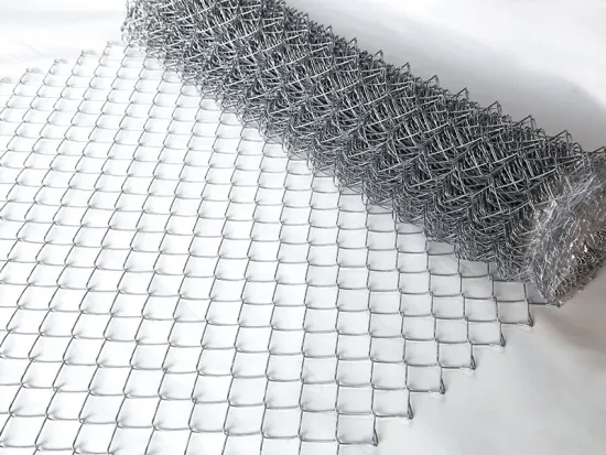 Galvanized Diamond Chain Link Fence for Sports Area