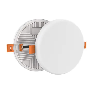 Round Square Adjustable RGB Frameless LED Panel Light