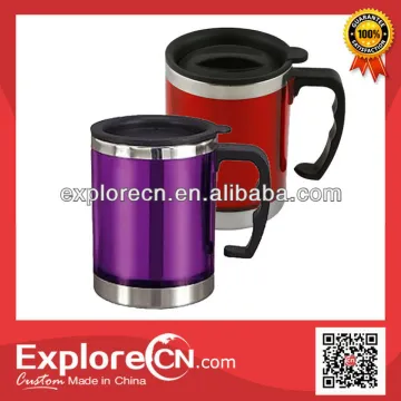 Stainless steel thermos mug