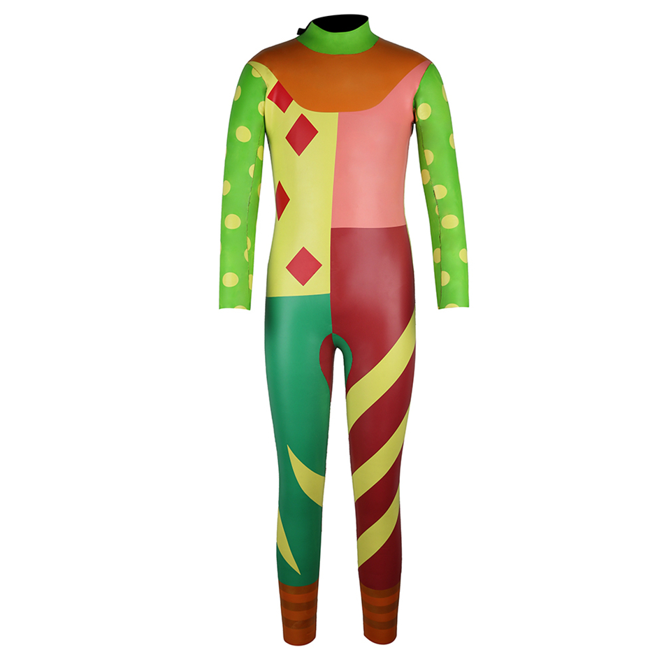 Seaskin Neopreen Back Zip Custom Pattern Wetsuits voor Kinderen