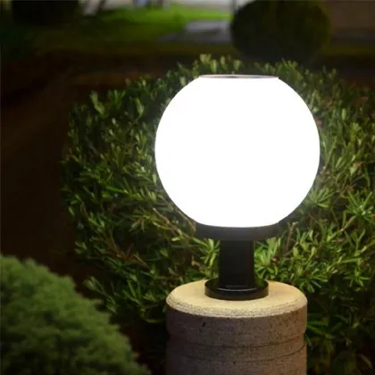 High Brightness Waterproof IP65 Solar-Powered LED Pillar Lights