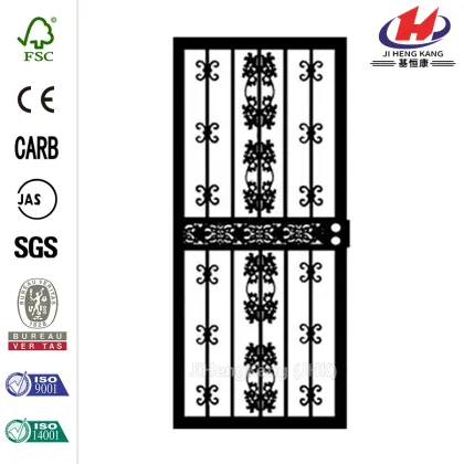 411 Series Black Georgia Security Door