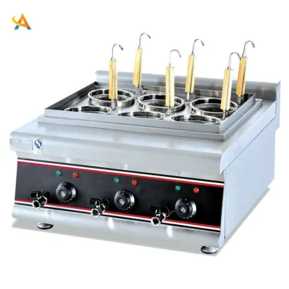 Commercial Noodle Cooker: Gas/Electric Pasta Boiler Cooking Machine