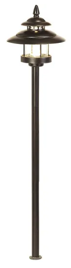 Outdoor Modern Halogen Landscape Lights Black Color Lights Park Decoration