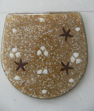decorative resin toilet seat