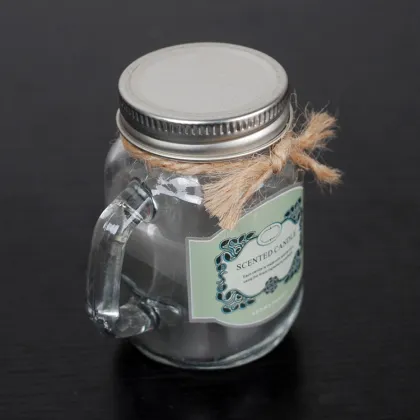 Paraffin Wax Home Fragranced Glass Jar Candle