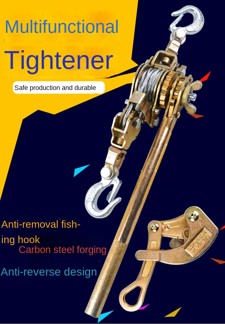 Wire Rope Lever Top Quality 1 Ton Lever Type Wire Rope Hoist, Hand Puller & Ratchet ...