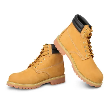 Men Steel Toe Cap Construction Safety Work Boots