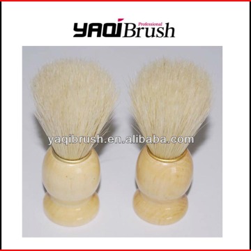 Wooden beard boar bristle hair brush