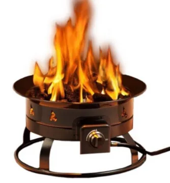 22 Inch Portable Propane or LPG Fire Bowl Gas Fire Pit for Camping and Backyard