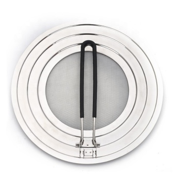 Foldable Heat Resistant Silicone Kitchen Tool for Splash Protection