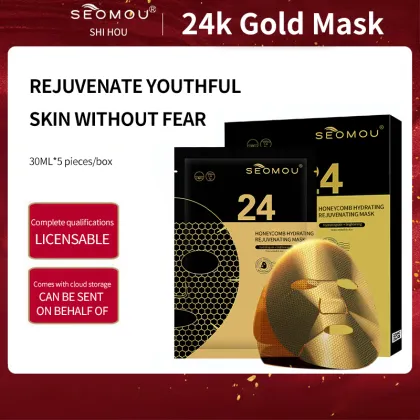 SEOMOU Korean Sheet Facial Mask: Hydrating, Natural Organic Skincare Product for Mask Care