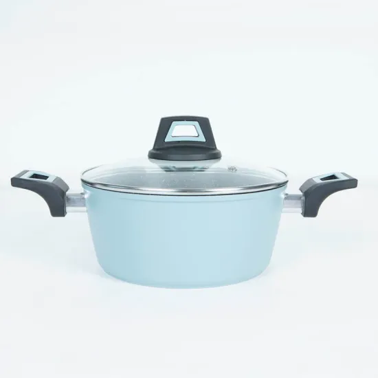 Professional Production Diverse Styles Exquisite Workmanship Cooking Aluminum Forged Granite Fry Pan Stone