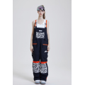 Women Snow Bibs Adjustable Overalls Pants