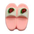 New Arrived Kids Fruit Slipper Resin Cabochon Colorful Artificial Craft Children Jewelry Ornament Making