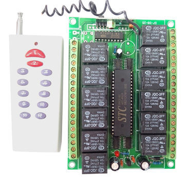 12/24/220V RF récepteur et l'émetteur avec 433.92 / 315MHz