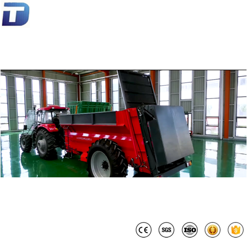 Máquina distribuidora de fertilizante montada en tractor