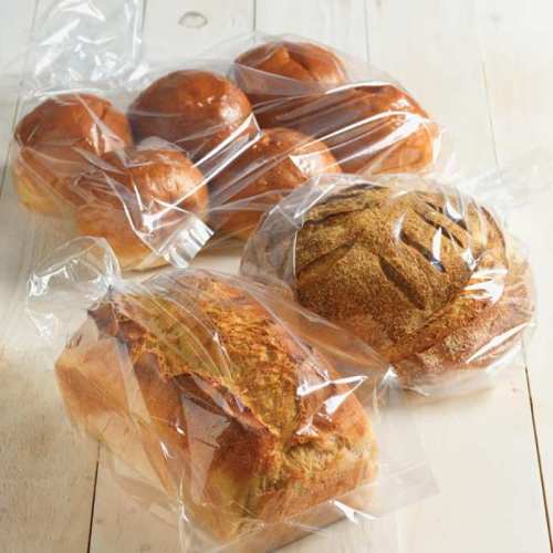 Klare Plastiktaschen für Brotverpackungen
