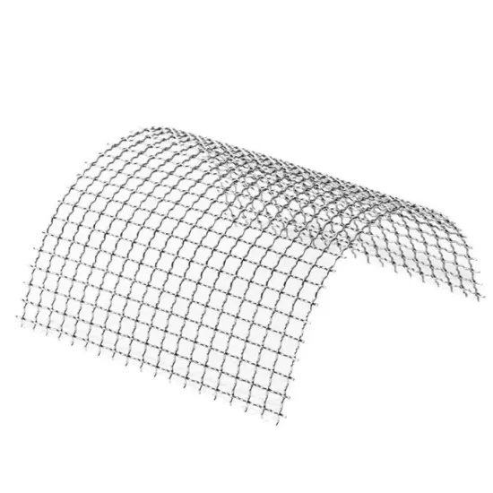 Factory Stock 304A, 316, 316L/Ni Crimped Wire Mesh for COA/Mine/Building, Copper Square Wire Mesh