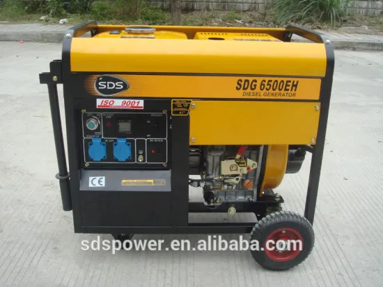 60hz big tank 5kva open frame diesel generator