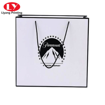 Custom logo printing shopping gift paper bag