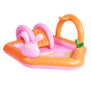 Custom rabbit theme slide inflatable pool kids pool