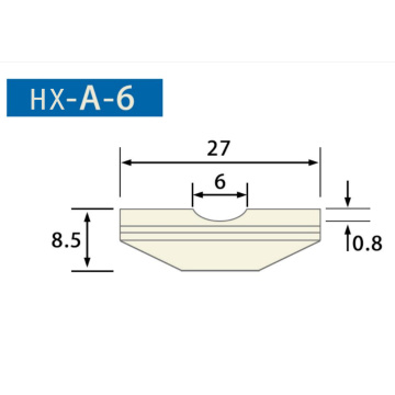 High temperature resistant ceramic welding pad A6