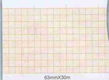 Three-Conduct Electrocardiograph Paper-63mmX30m