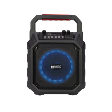 Colorful Portable Speaker with Handle - Best Selling 6.5 Inch Rechargeable MP3 Speaker for Home Karaoke
