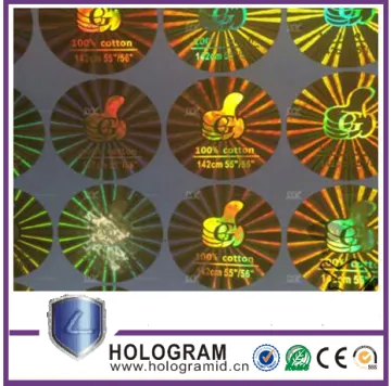 custom all kinds of 2d/3d hologram sticker,3d hologram stickers with serial numbers