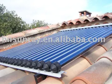 solar hot water heater panel vacuum tube glass
