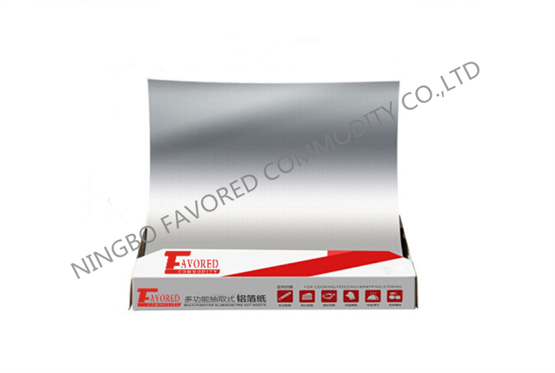 Aluminium foil pop up sheets