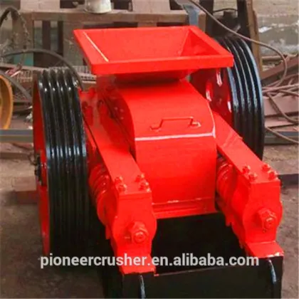 Small size industry mining bearing cement double roller crusher