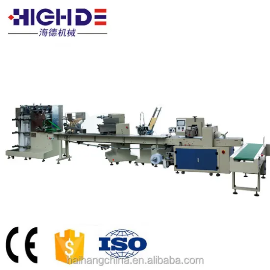Ruian, China: Disposable Cutlery and Wet Wipe/Tissue Paper Packing Machine